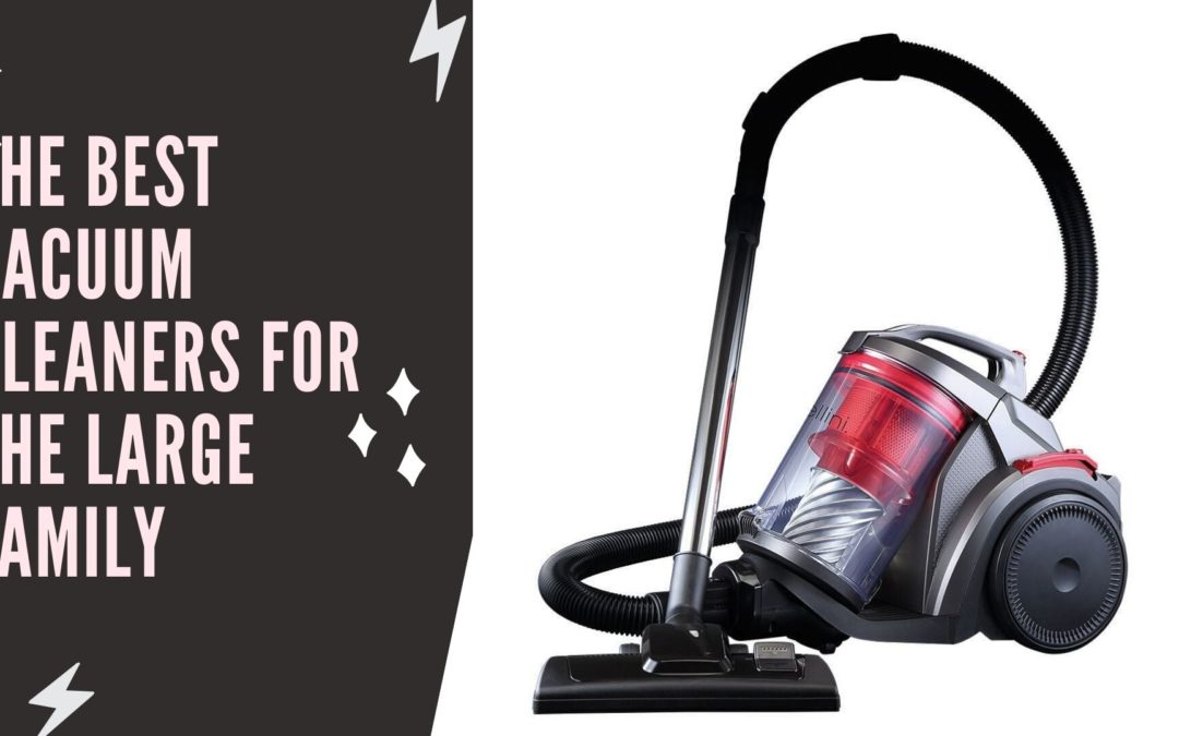 The best vacuum cleaners for the large family